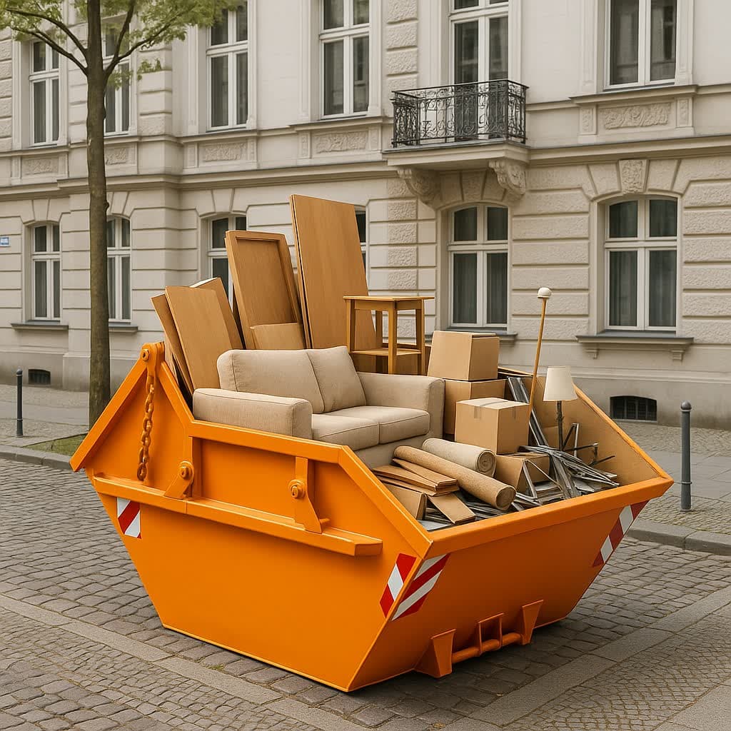 Besenrein geräumte Wohnung nach Entrümpelung, Berlin